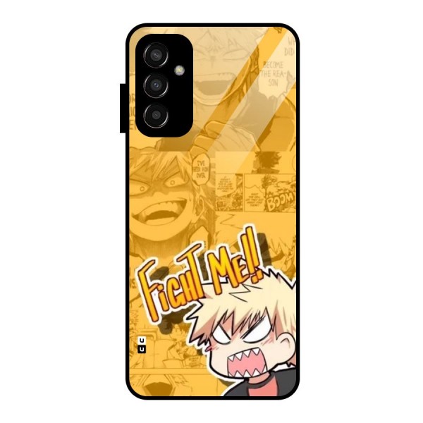 Fight Me Challenge Glass Back Case for Galaxy F13