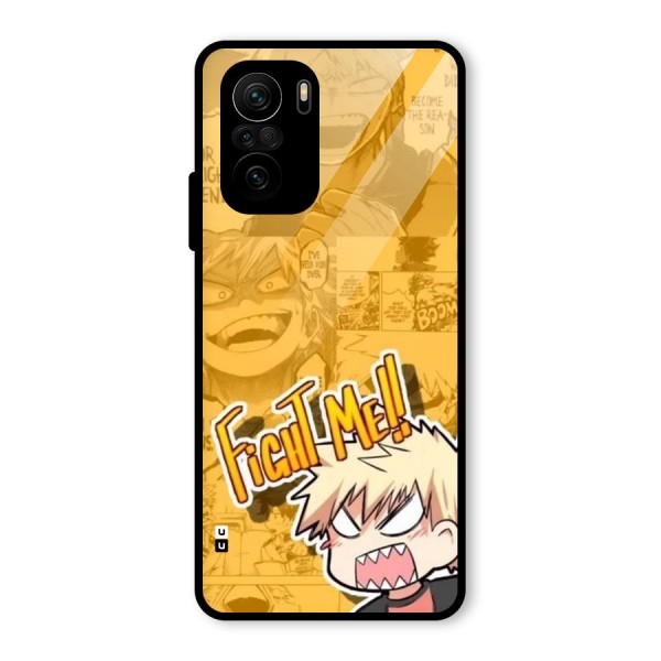 Fight Me Challenge Glass Back Case for Mi 11x