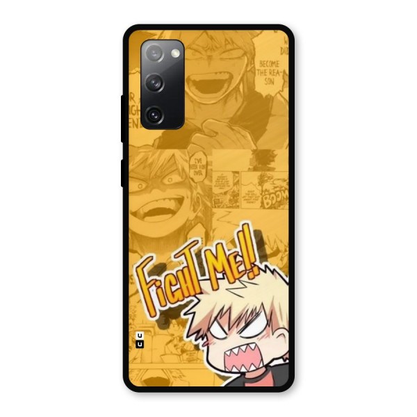 Fight Me Challenge Metal Back Case for Galaxy S20 FE