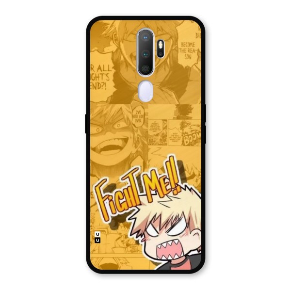 Fight Me Challenge Metal Back Case for Oppo A9 (2020)