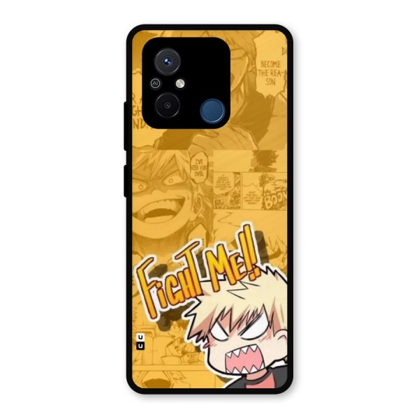 Fight Me Challenge Metal Back Case for Poco C55