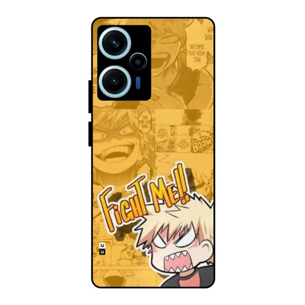 Fight Me Challenge Metal Back Case for Poco F5