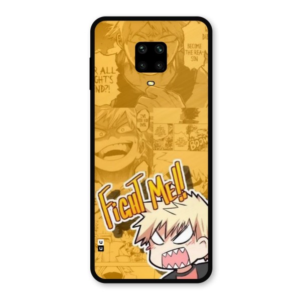 Fight Me Challenge Metal Back Case for Poco M2