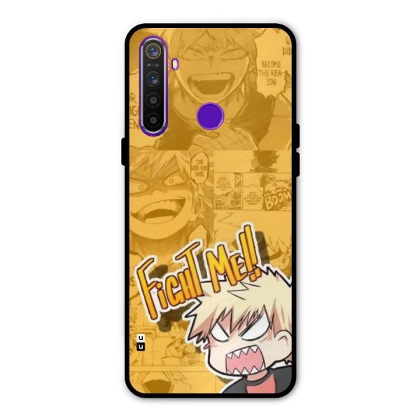 Fight Me Challenge Metal Back Case for Realme 5i