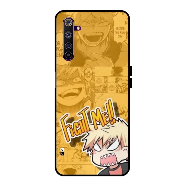 Fight Me Challenge Metal Back Case for Realme 6 Pro