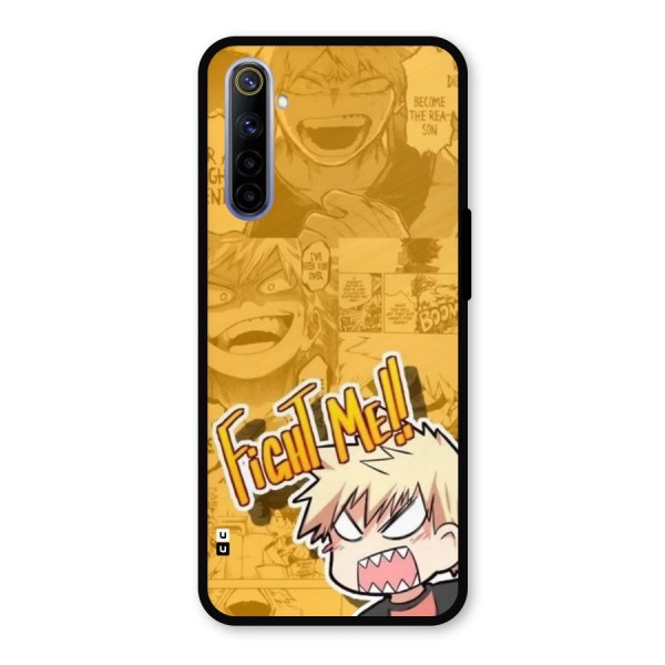 Fight Me Challenge Metal Back Case for Realme 6i