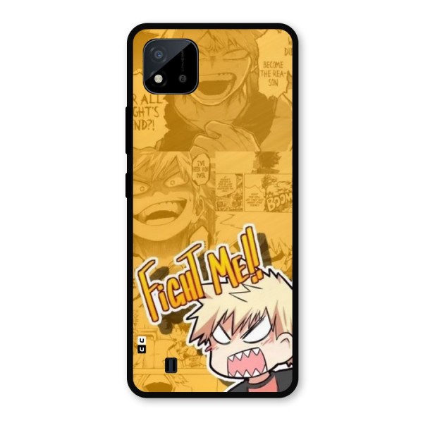 Fight Me Challenge Metal Back Case for Realme C11 2021