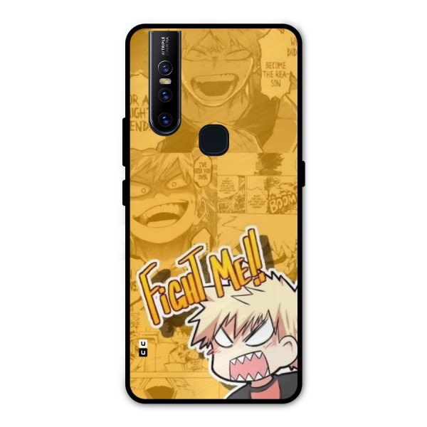 Fight Me Challenge Metal Back Case for Vivo V15