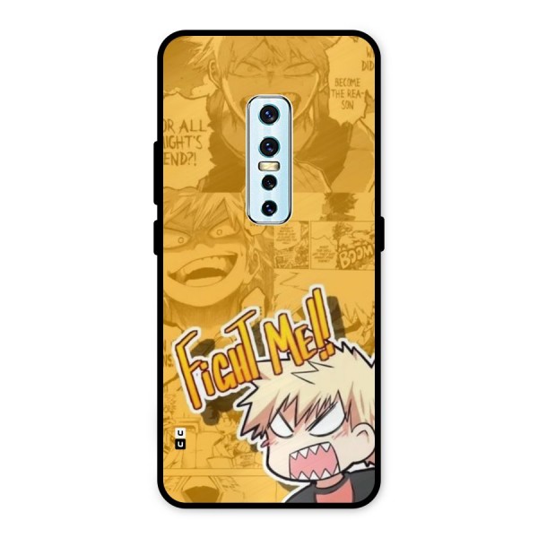 Fight Me Challenge Metal Back Case for Vivo V17 Pro