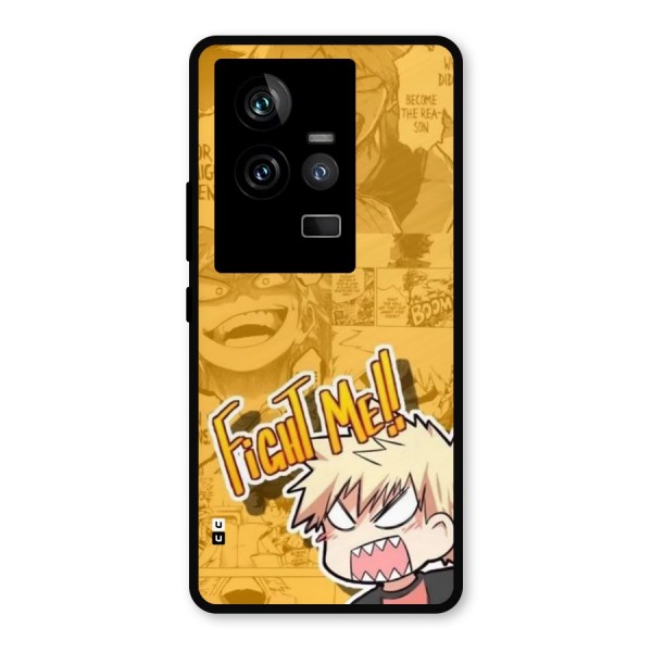 Fight Me Challenge Metal Back Case for iQOO 11 5G