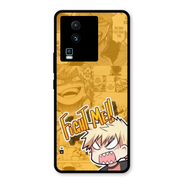 Fight Me Challenge Metal Back Case for iQOO Neo 7