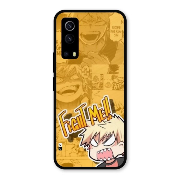 Fight Me Challenge Metal Back Case for iQOO Z3