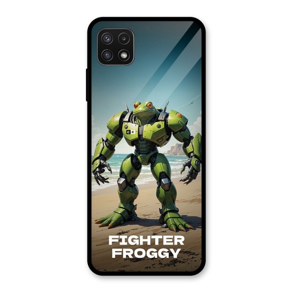 Fighter Froggy Glass Back Case for Galaxy A22 5G