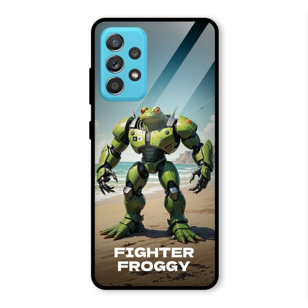 Fighter Froggy Glass Back Case for Galaxy A52