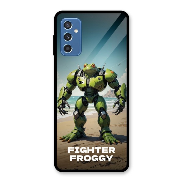 Fighter Froggy Glass Back Case for Galaxy M52 5G