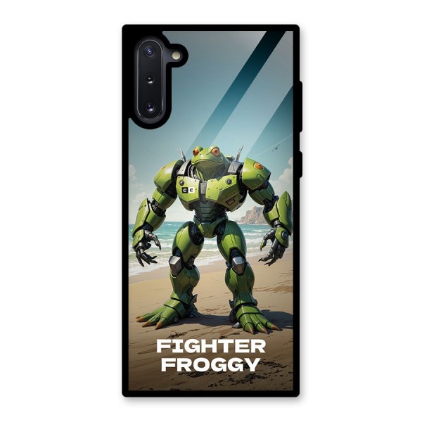 Fighter Froggy Glass Back Case for Galaxy Note 10