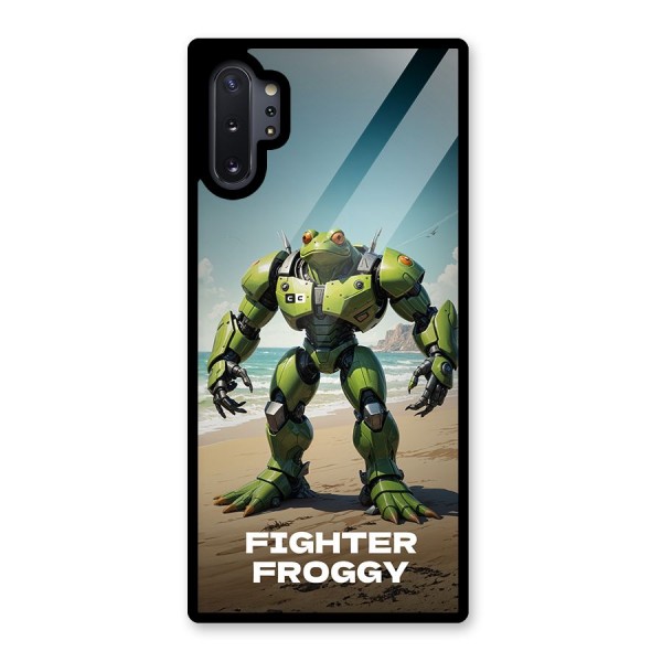 Fighter Froggy Glass Back Case for Galaxy Note 10 Plus