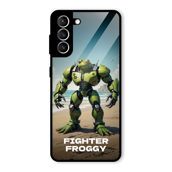 Fighter Froggy Glass Back Case for Galaxy S21 5G