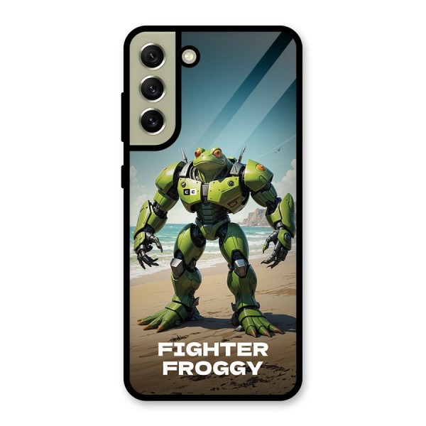 Fighter Froggy Glass Back Case for Galaxy S21 FE 5G