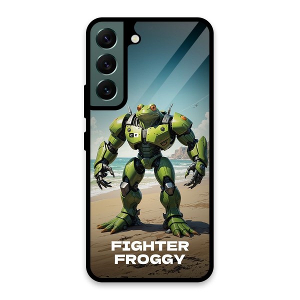 Fighter Froggy Glass Back Case for Galaxy S22 5G