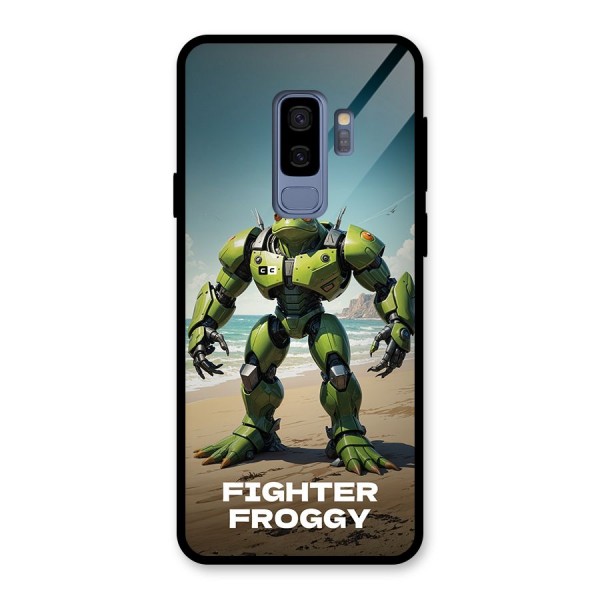 Fighter Froggy Glass Back Case for Galaxy S9 Plus