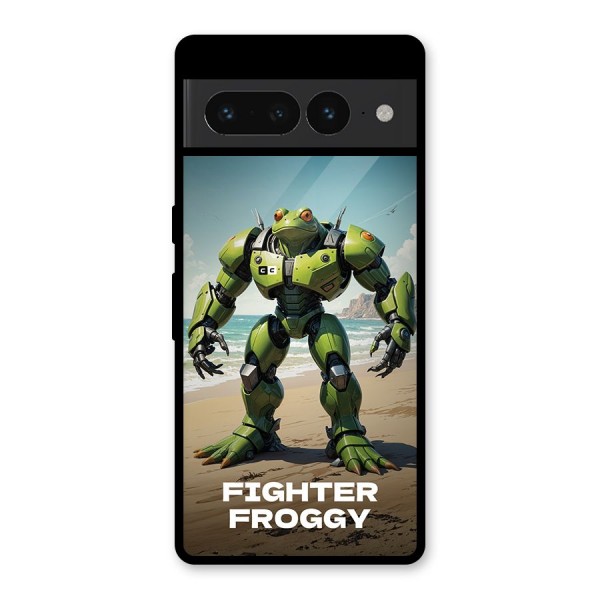 Fighter Froggy Glass Back Case for Google Pixel 7 Pro