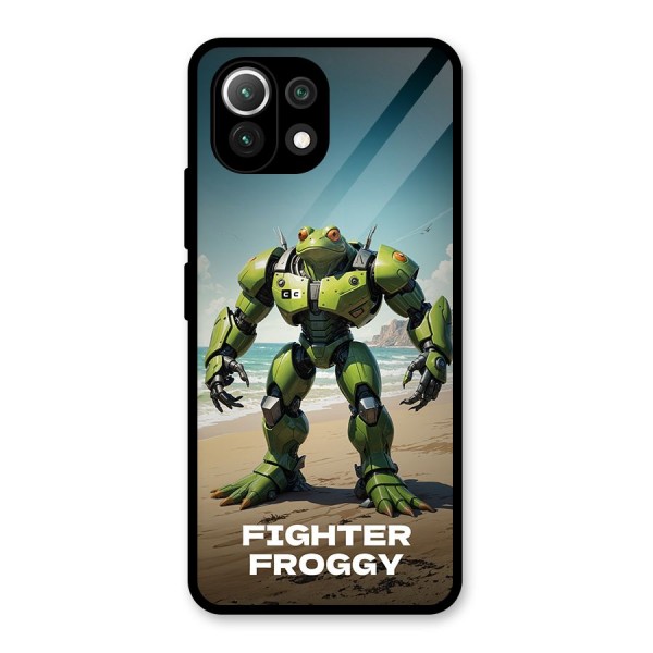 Fighter Froggy Glass Back Case for Mi 11 Lite