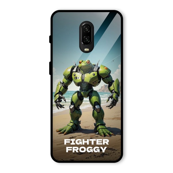 Fighter Froggy Glass Back Case for OnePlus 6T