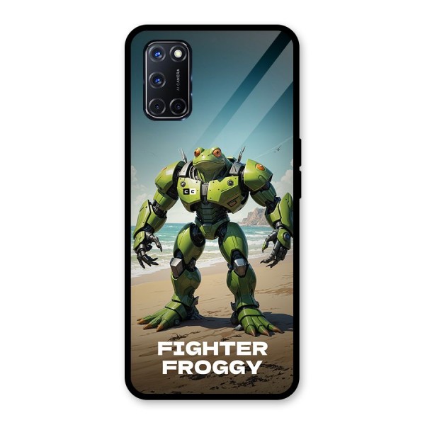 Fighter Froggy Glass Back Case for Oppo A52