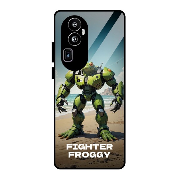 Fighter Froggy Glass Back Case for Oppo Reno10 Pro Plus