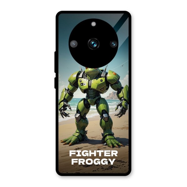 Fighter Froggy Glass Back Case for Realme 11 Pro Plus