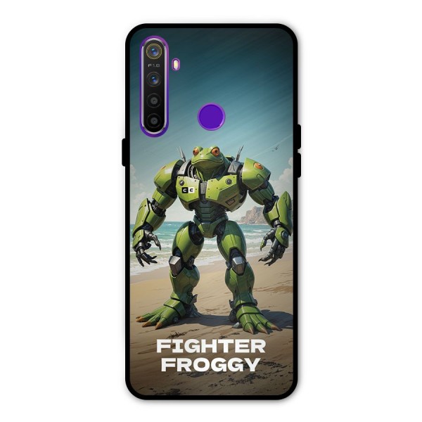 Fighter Froggy Glass Back Case for Realme 5s