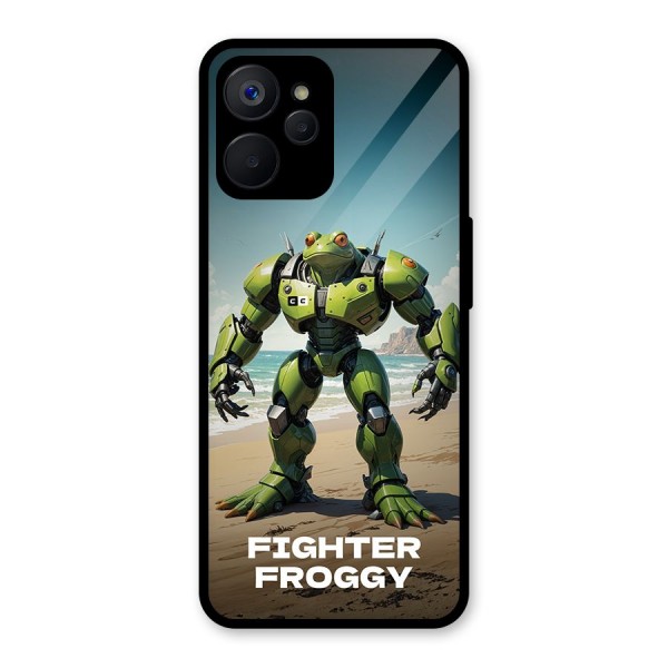 Fighter Froggy Glass Back Case for Realme 9i 5G