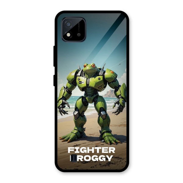 Fighter Froggy Glass Back Case for Realme C11 2021