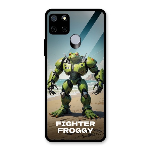 Fighter Froggy Glass Back Case for Realme Narzo 20