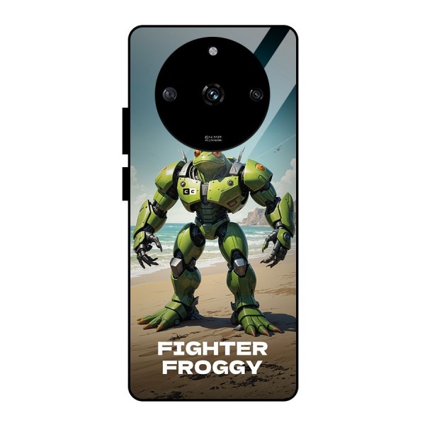 Fighter Froggy Glass Back Case for Realme Narzo 60 5G