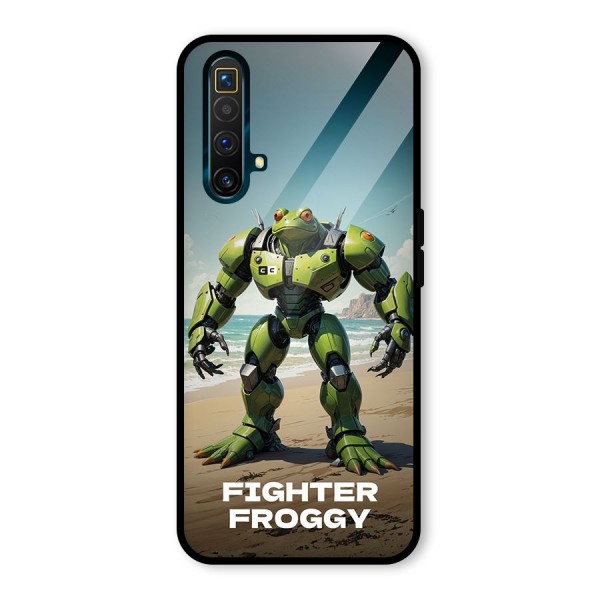 Fighter Froggy Glass Back Case for Realme X3 SuperZoom