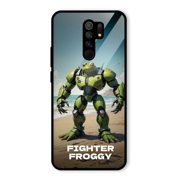 Fighter Froggy Glass Back Case for Redmi 9 Prime