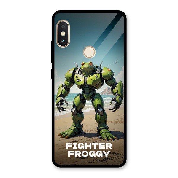 Fighter Froggy Glass Back Case for Redmi Note 5 Pro