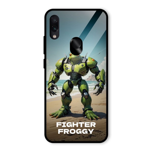 Fighter Froggy Glass Back Case for Redmi Note 7