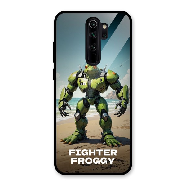 Fighter Froggy Glass Back Case for Redmi Note 8 Pro