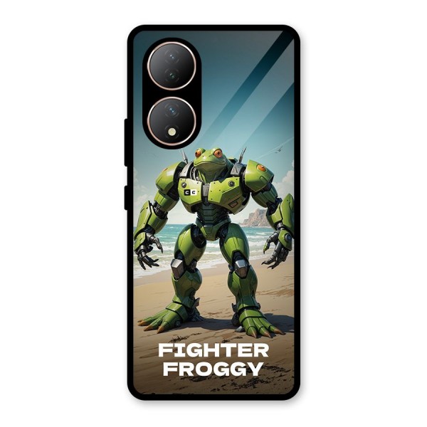 Fighter Froggy Glass Back Case for Vivo T2