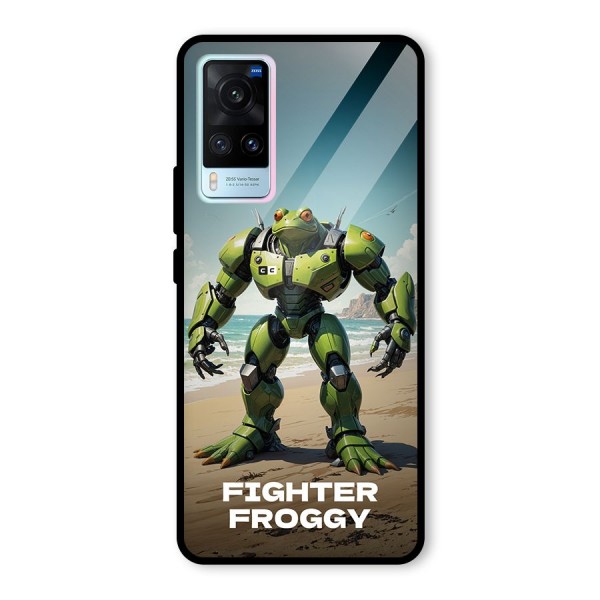 Fighter Froggy Glass Back Case for Vivo X60