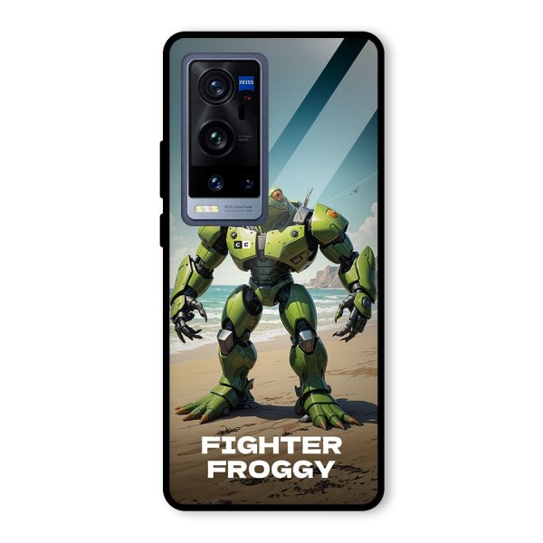 Fighter Froggy Glass Back Case for Vivo X60 Pro Plus