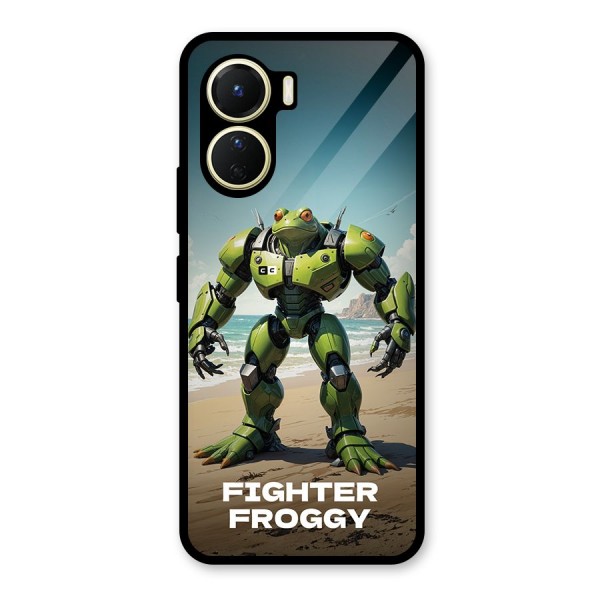 Fighter Froggy Glass Back Case for Vivo Y56