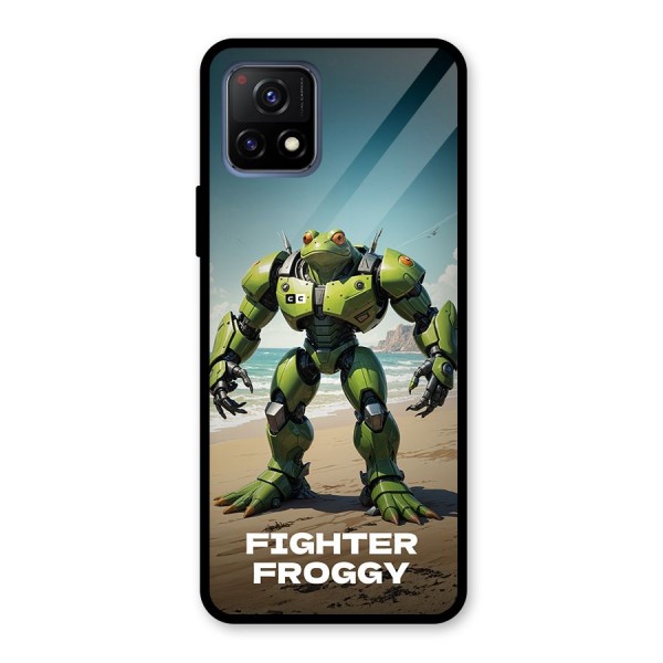 Fighter Froggy Glass Back Case for Vivo Y72 5G