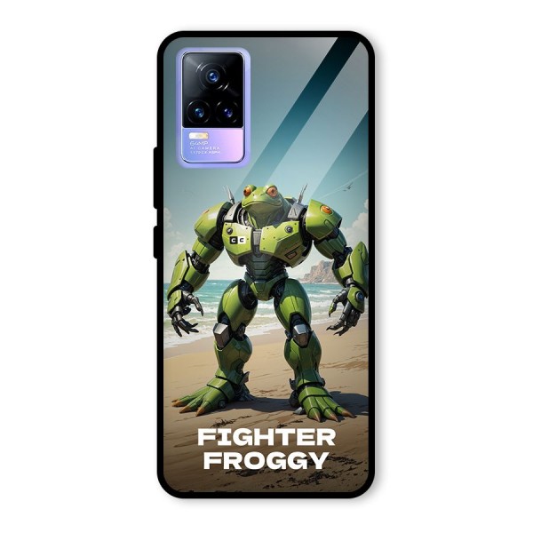 Fighter Froggy Glass Back Case for Vivo Y73