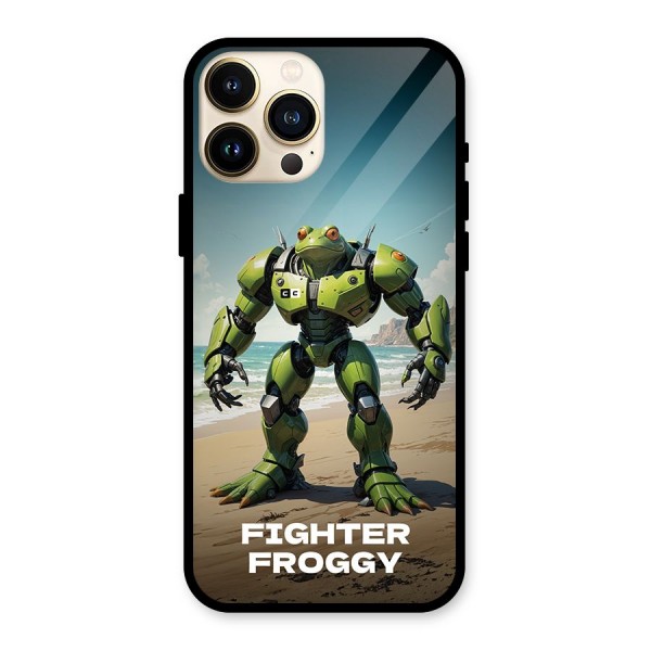 Fighter Froggy Glass Back Case for iPhone 13 Pro Max