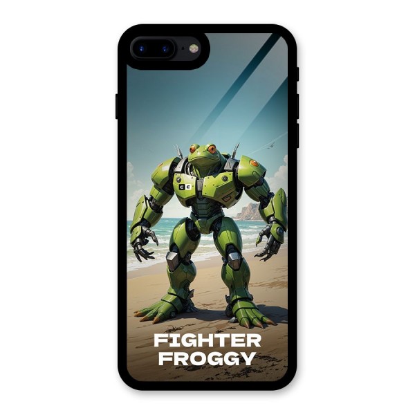 Fighter Froggy Glass Back Case for iPhone 7 Plus