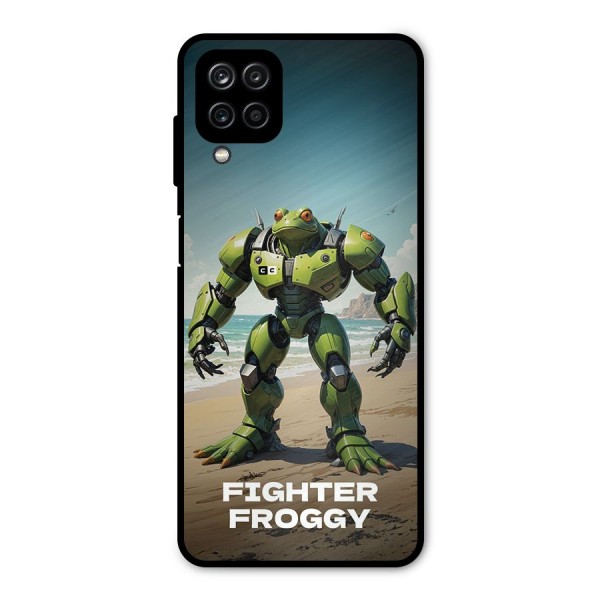 Fighter Froggy Metal Back Case for Galaxy A12